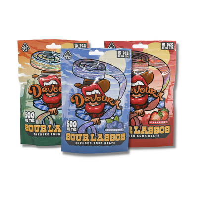 Devour: Sour Lassos 500MG