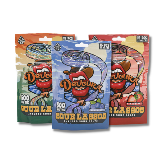Devour: Sour Lassos 500MG