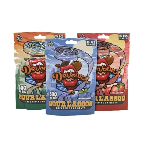 Devour: Sour Lassos 500mg