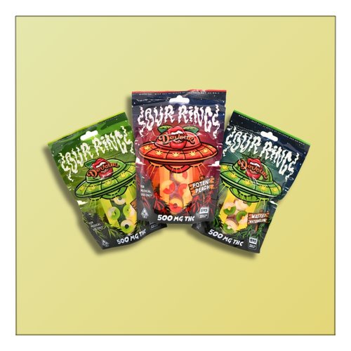 Devour: Sour Rings 500MG